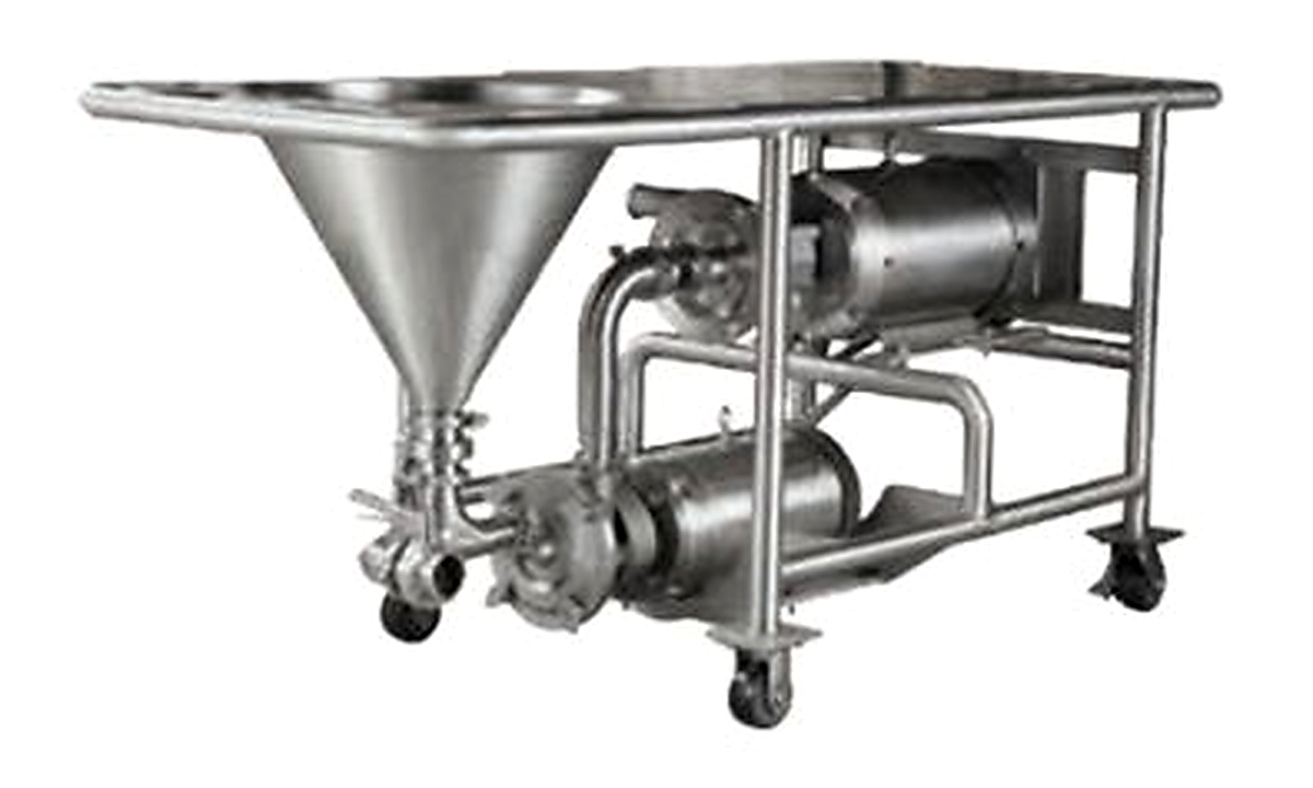 Powder system mixers